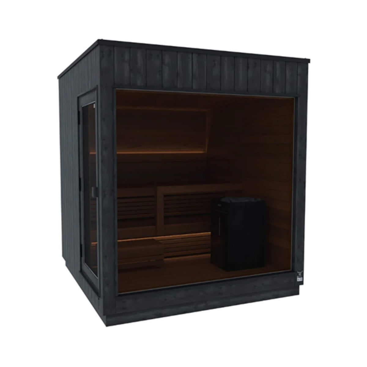 ThermaSol Nordic Misty 2-5 Person Fully-Assembled Outdoor Modular Sauna Cabin [Made-To-Order] [14-KIR] (SAK17365) - The Vitality Estate