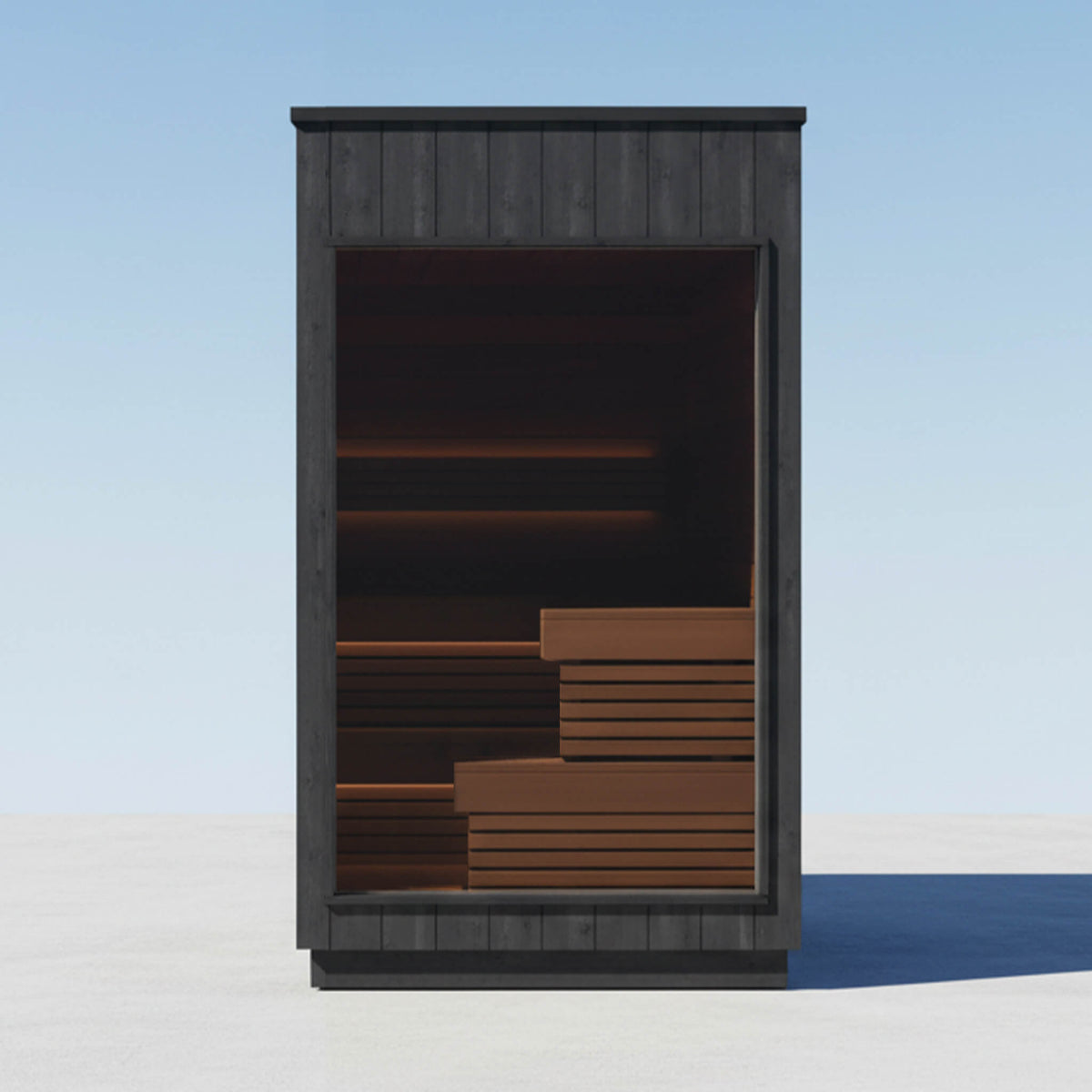 ThermaSol Nordic Misty 2-5 Person Fully-Assembled Outdoor Modular Sauna Cabin [Made-To-Order] [14-KIR] (SAK17365) - The Vitality Estate