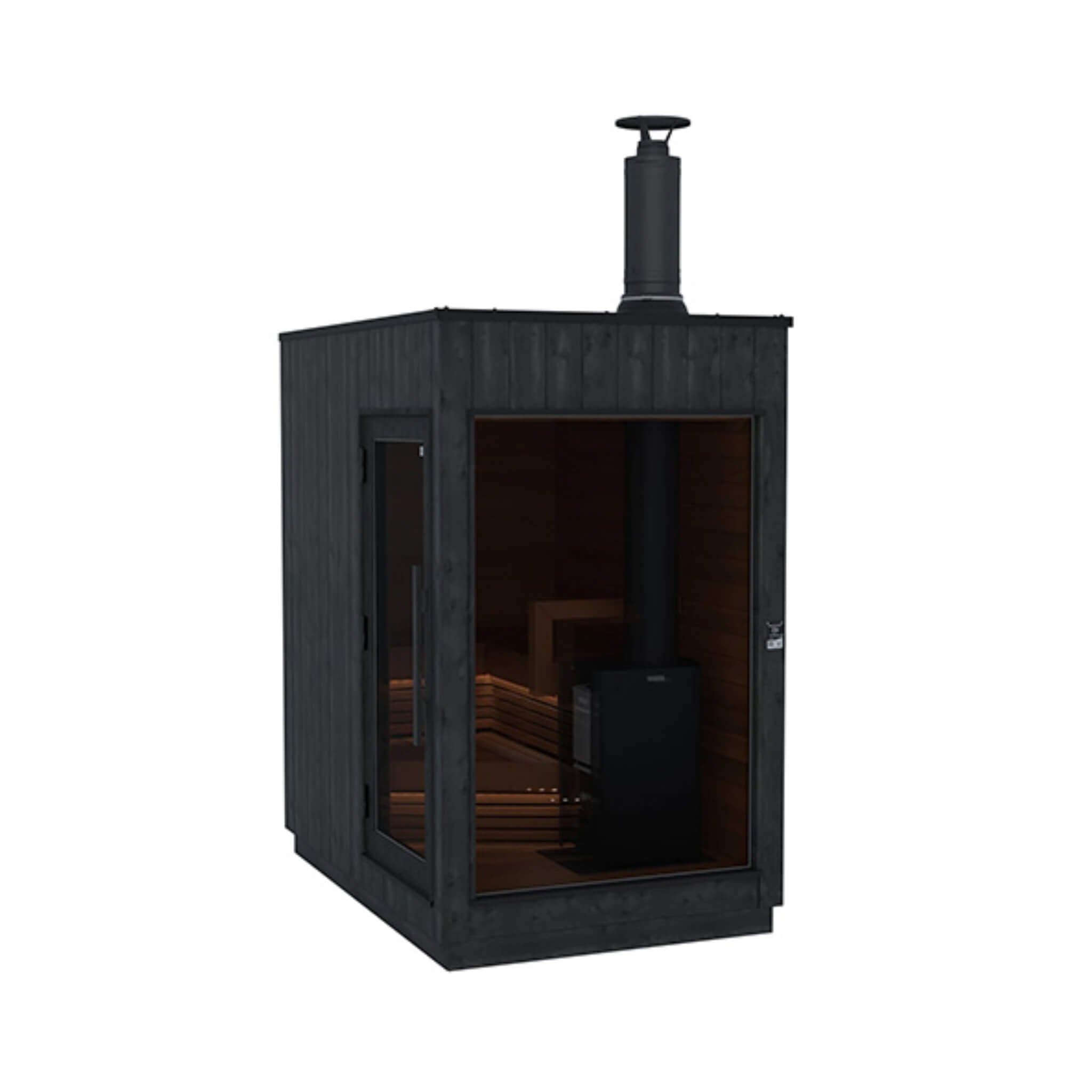 ThermaSol Nordic Misty 2-5 Person Fully-Assembled Outdoor Modular Sauna Cabin [Made-To-Order] [14-KIR] (SAK17365) - The Vitality Estate