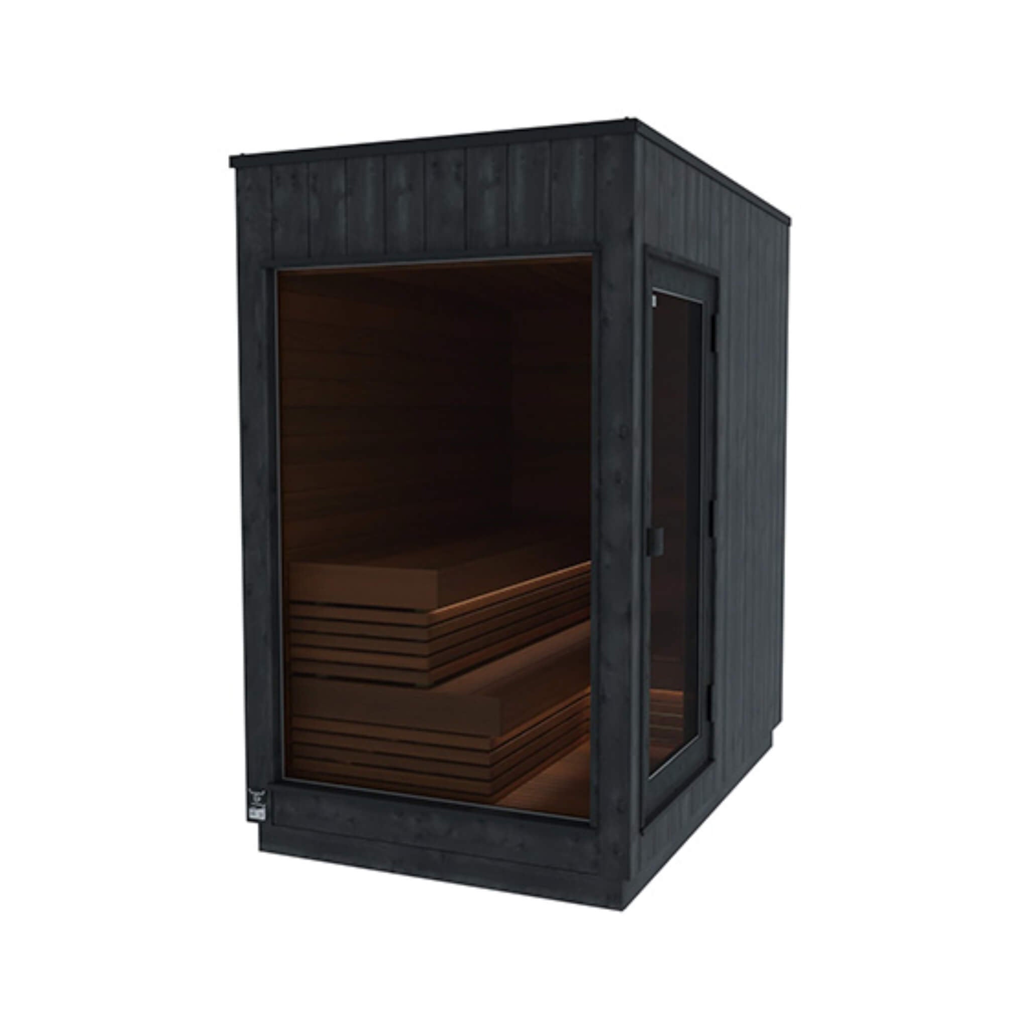 ThermaSol Nordic Misty 2-5 Person Fully-Assembled Outdoor Modular Sauna Cabin [Made-To-Order] [14-KIR] (SAK17365) - The Vitality Estate
