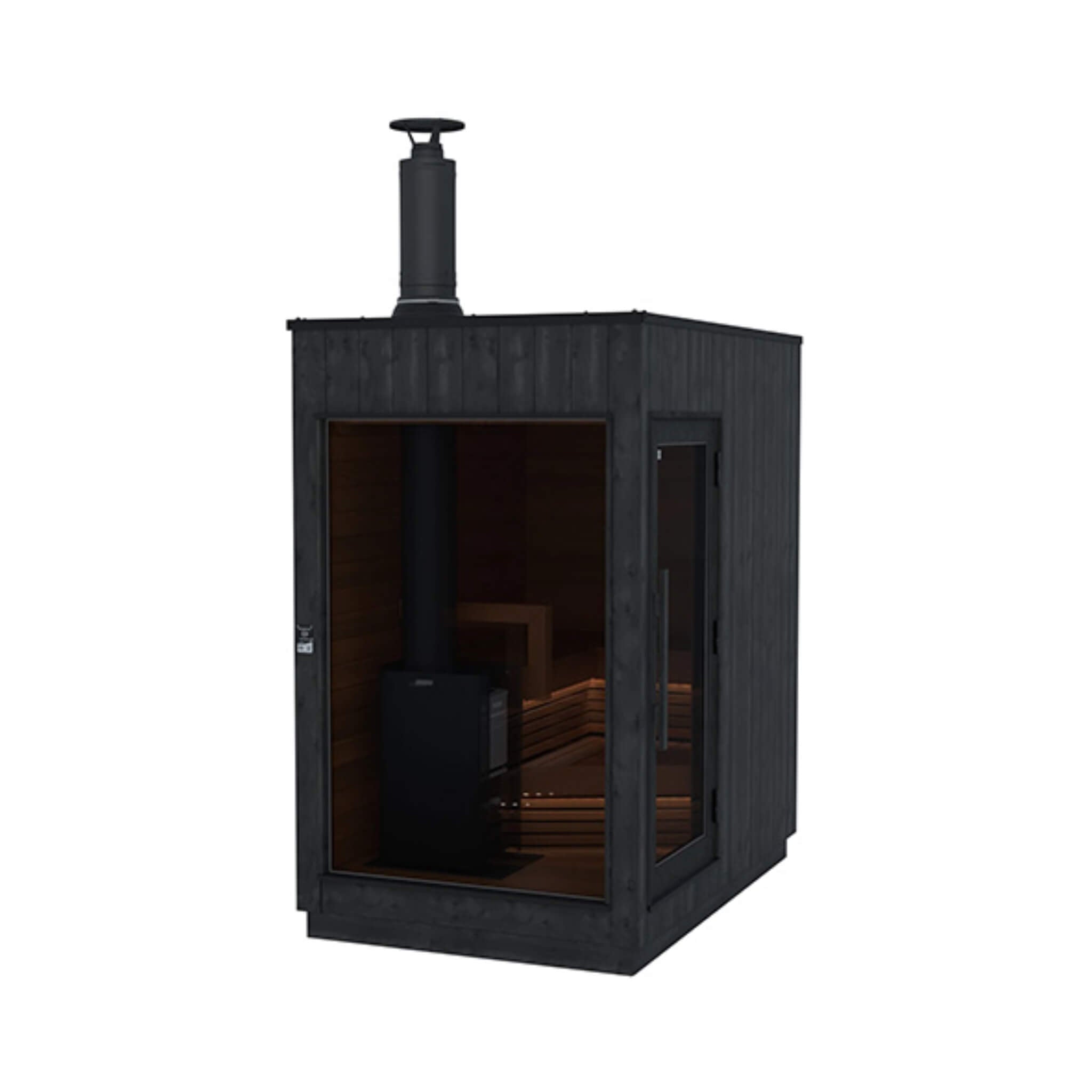ThermaSol Nordic Misty 2-5 Person Fully-Assembled Outdoor Modular Sauna Cabin [Made-To-Order] [14-KIR] (SAK17365) - The Vitality Estate