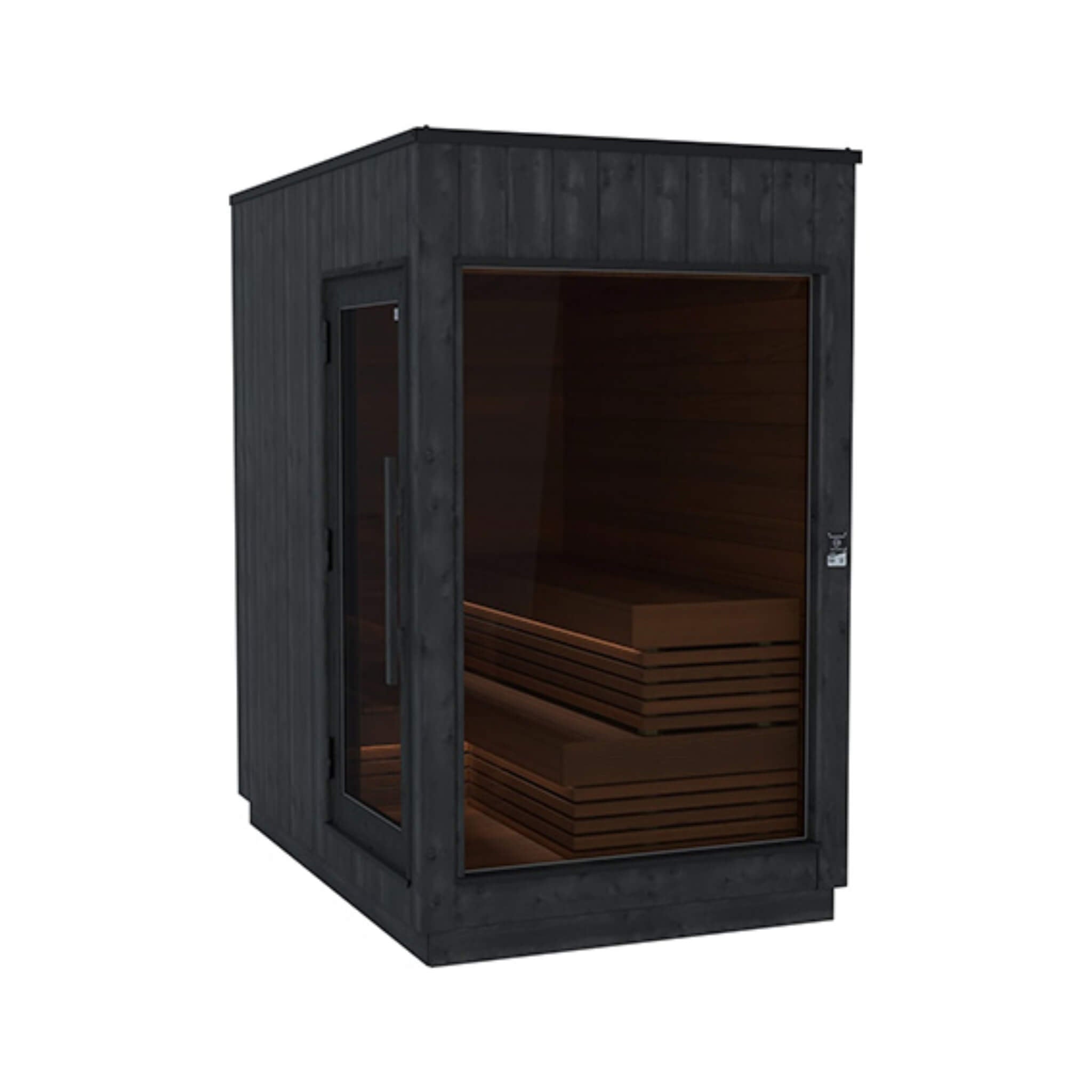 ThermaSol Nordic Misty 2-5 Person Fully-Assembled Outdoor Modular Sauna Cabin [Made-To-Order] [14-KIR] (SAK17365) - The Vitality Estate