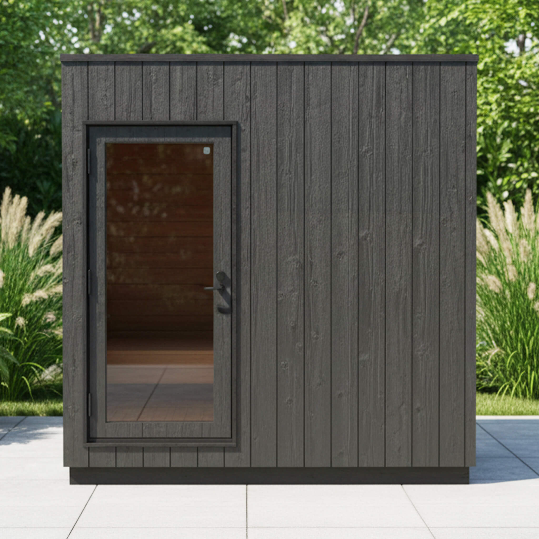 ThermaSol Nordic Misty Outdoor Changing Room With Single Entrance [Made-To-Order] [14-KIR-3755/56] (SAK12597) - The Vitality Estate