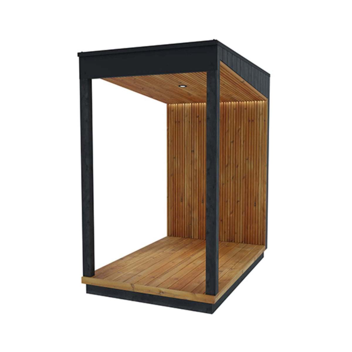 ThermaSol Nordic Misty Outdoor Fully-Assembled Wood Terrace [Made-To-Order] [14-KIR-3654/55] (SAK76490) - The Vitality Estate