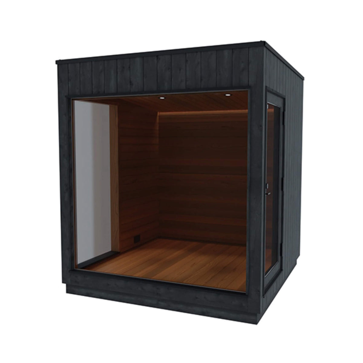 ThermaSol Nordic Misty Outdoor Lounge Medium Sauna Cabin (SAK57649) - The Vitality Estate