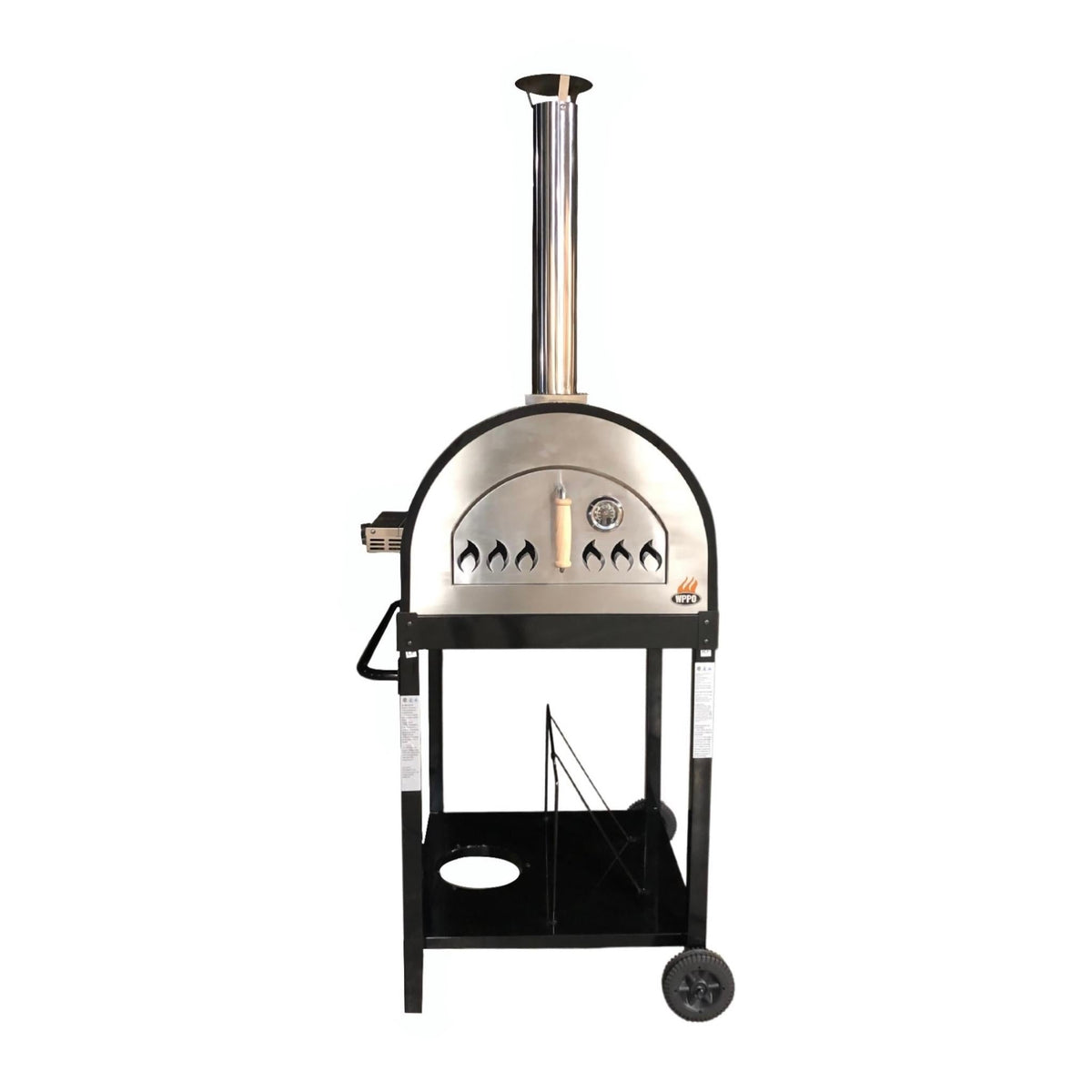 Traditional 25" Dual Fueled Pizza Oven With Gas Attachment- Wood and Gas Powered - The Vitality Estate
