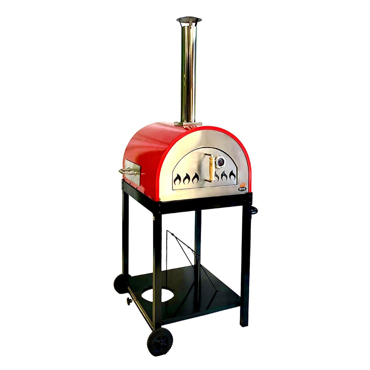 Traditional 25" Dual Fueled Pizza Oven With Gas Attachment- Wood and Gas Powered - The Vitality Estate