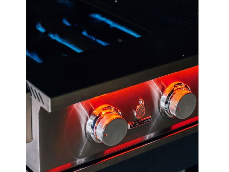 TrueFlame 25-Inch 3-Burner Freestanding Gas Grill with Grill Lights - The Vitality Estate