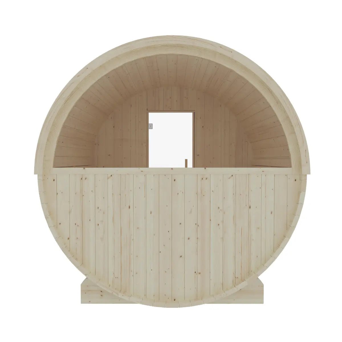 Turku Finnish Barrel Sauna with Terrace and WiFi Heater - Finnish Sauna Builders - The Vitality Estate
