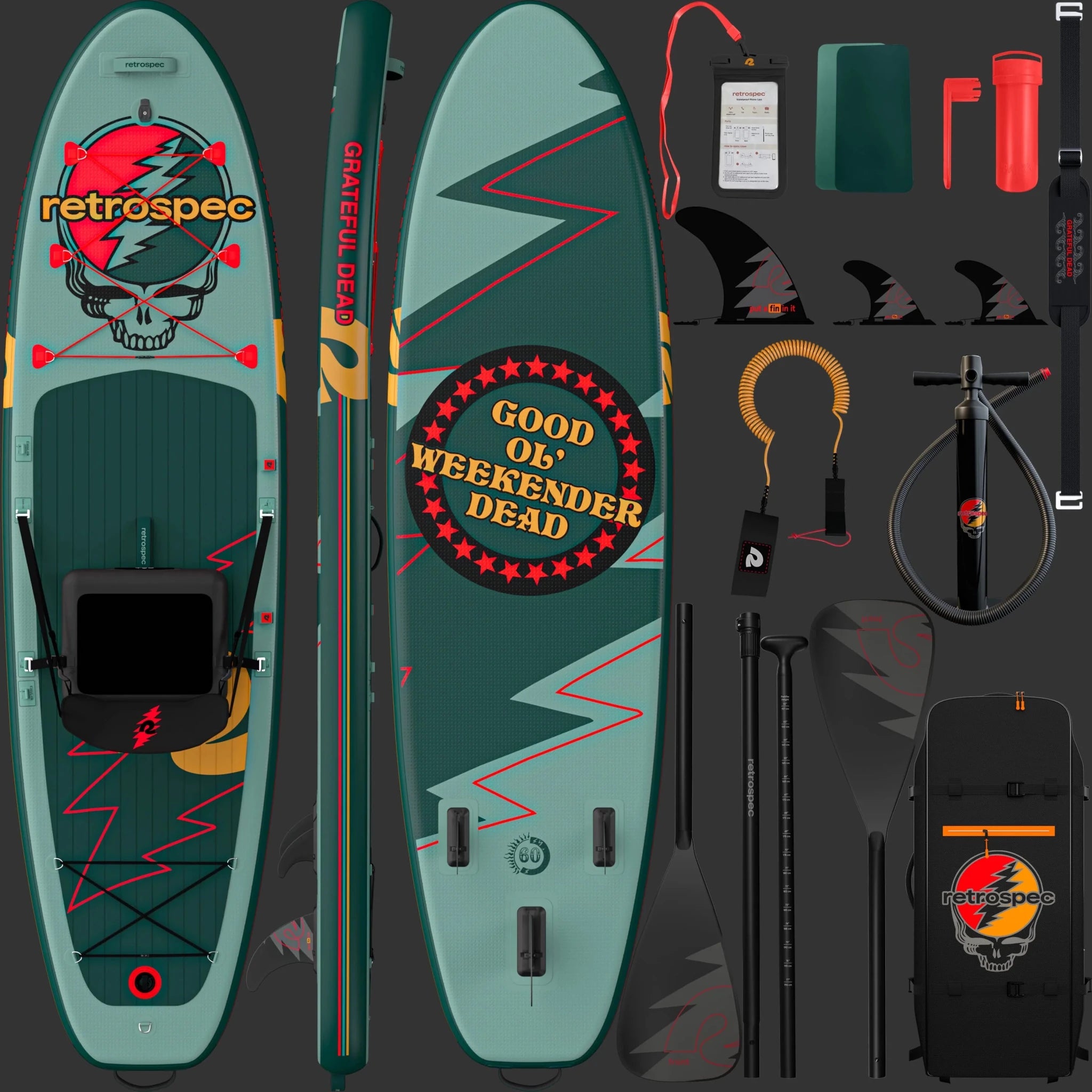 Weekender plus Inflatable Stand up Paddle Board Kayak Hybrid 10'6" - The Vitality Estate