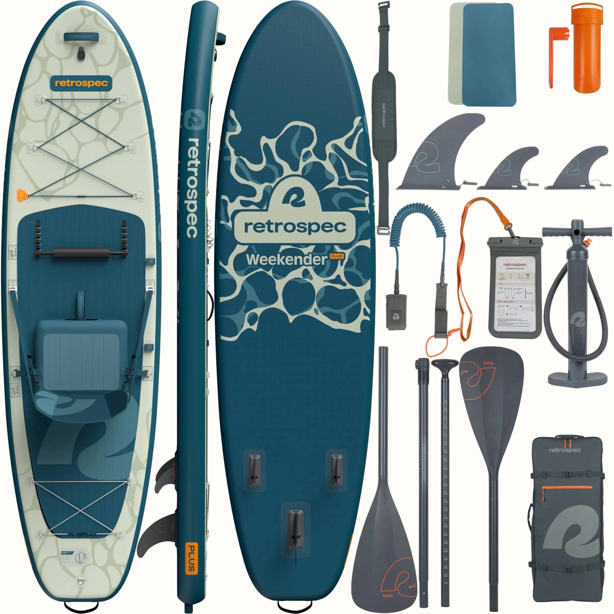 Weekender plus Inflatable Stand up Paddle Board Kayak Hybrid 10'6" - The Vitality Estate
